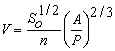 Manning equation