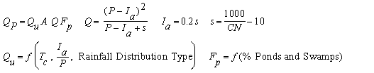 Runoff Discharge Equations