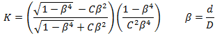 Discharge coefficient equation