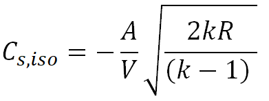 Subsonic isothermal constant equation