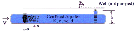 Groundwater contaminant transport