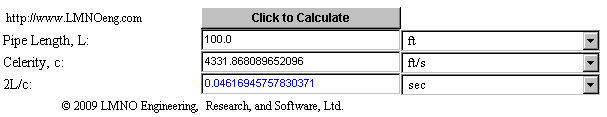 Time calculation