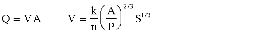 Manning Equation